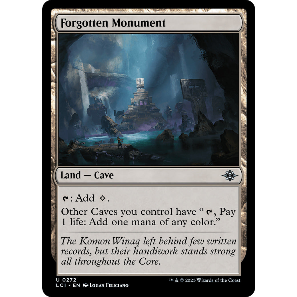 Forgotten Monument (The Lost Caverns of Ixalan) Light Play Foil