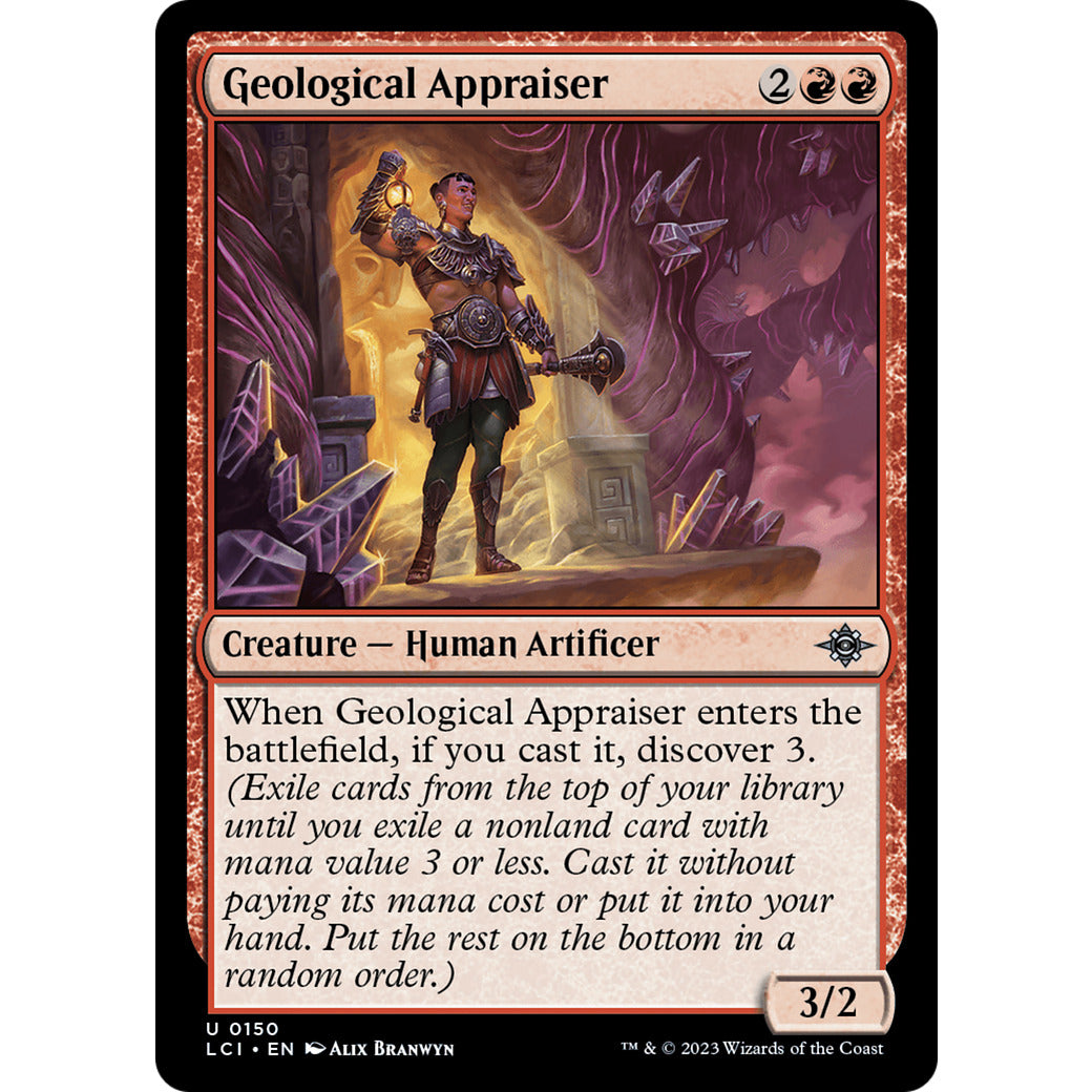 Geological Appraiser (The Lost Caverns of Ixalan) Near Mint Foil