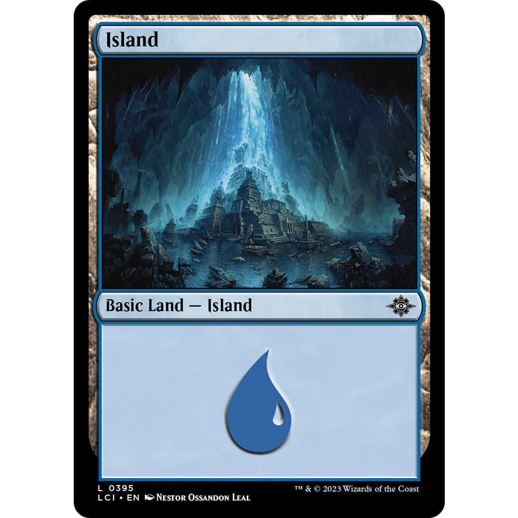 Island (0287) (The Lost Caverns of Ixalan) Light Play Foil