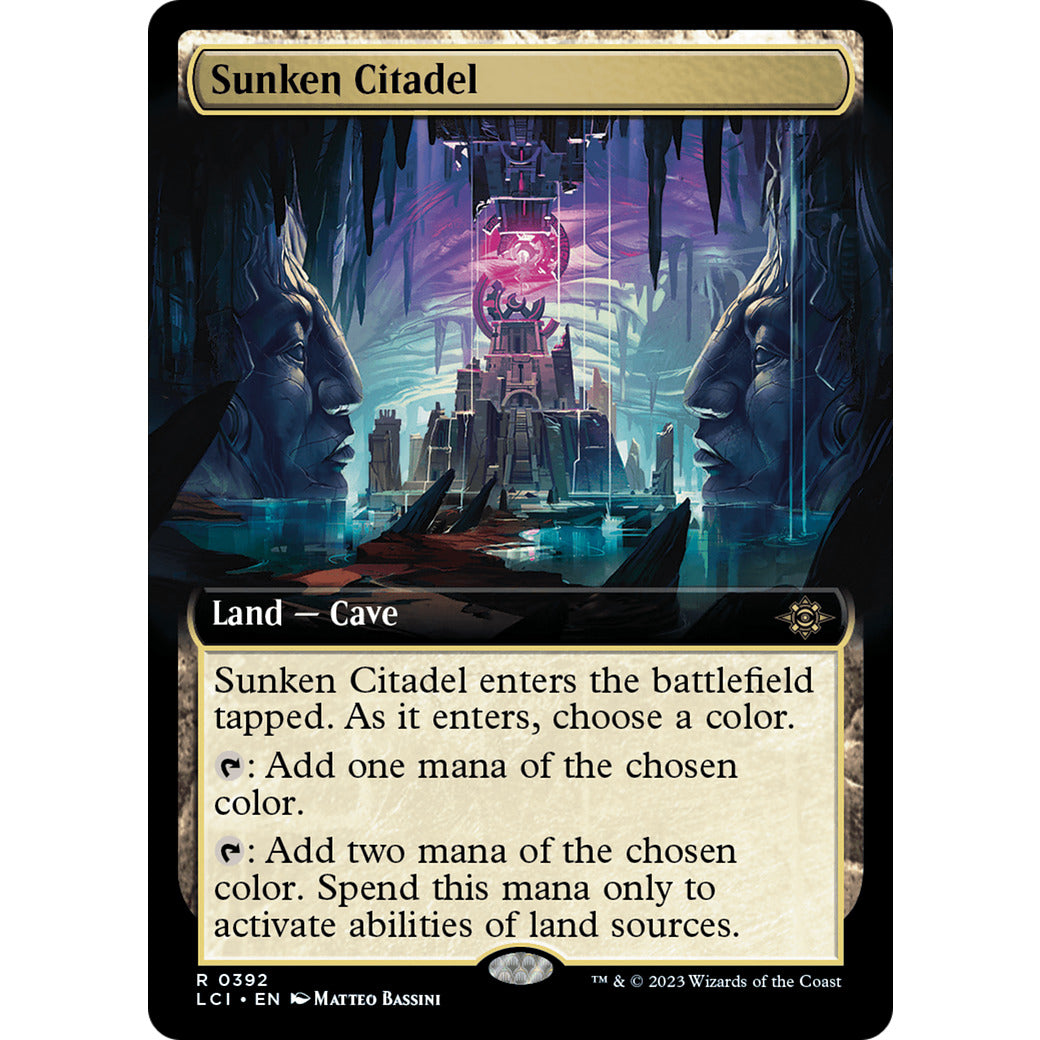 Sunken Citadel (Extended Art) (The Lost Caverns of Ixalan) Near Mint Foil