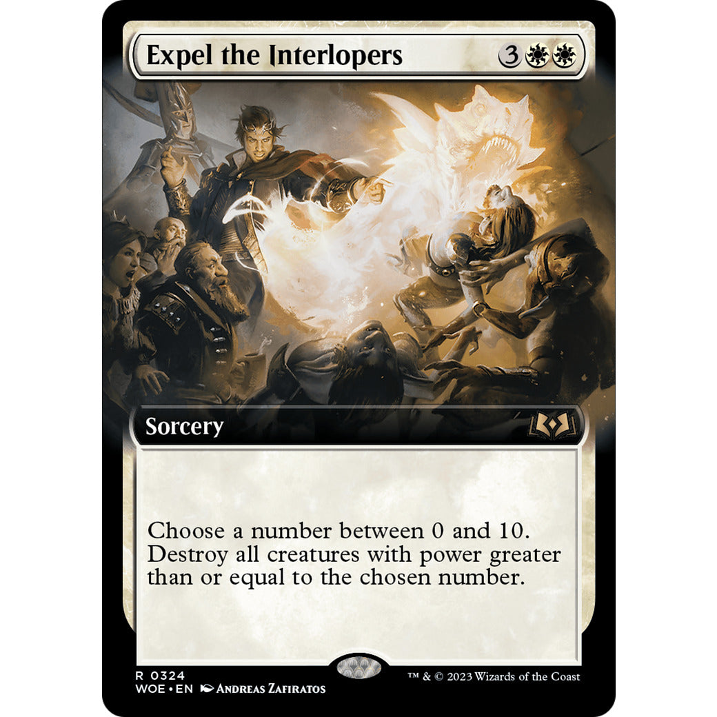Expel the Interlopers (Extended Art) (Wilds of Eldraine) Near Mint Foil