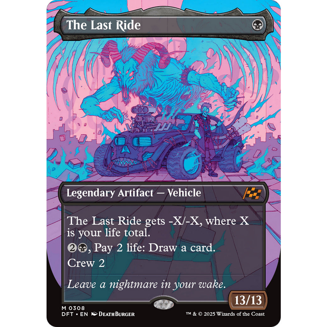 The Last Ride (Borderless) (Aetherdrift) Near Mint Foil