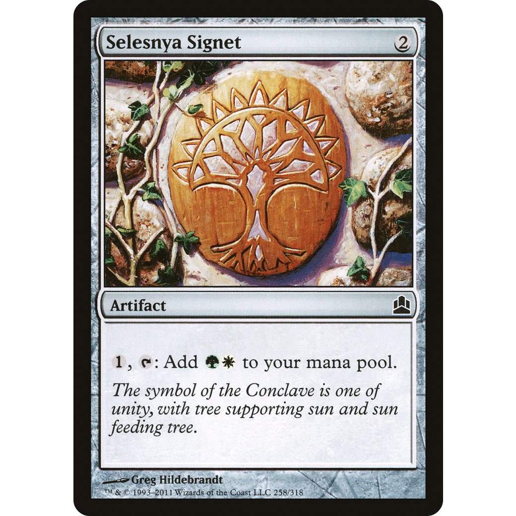 Selesnya Signet (Commander) Light Play