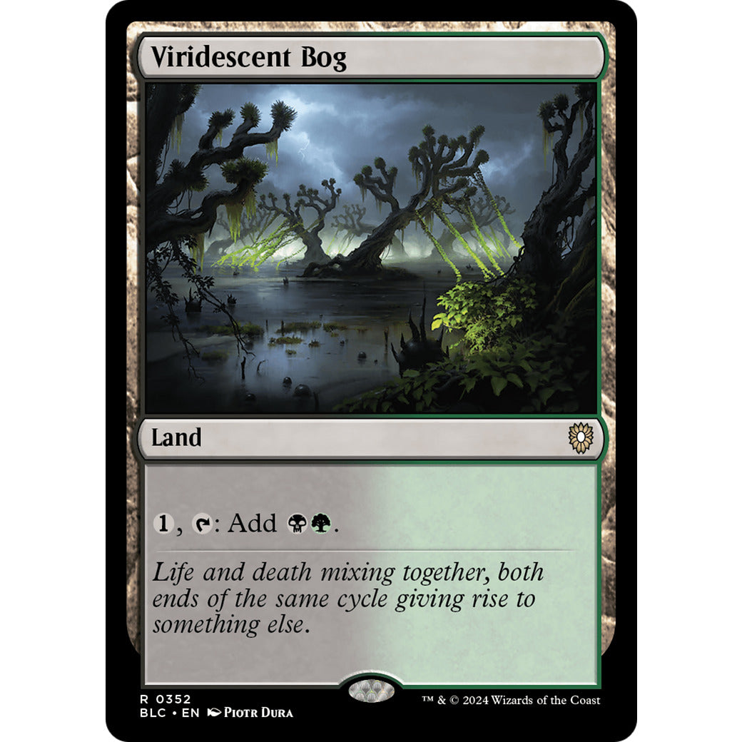 Viridescent Bog (Commander: Bloomburrow) Light Play