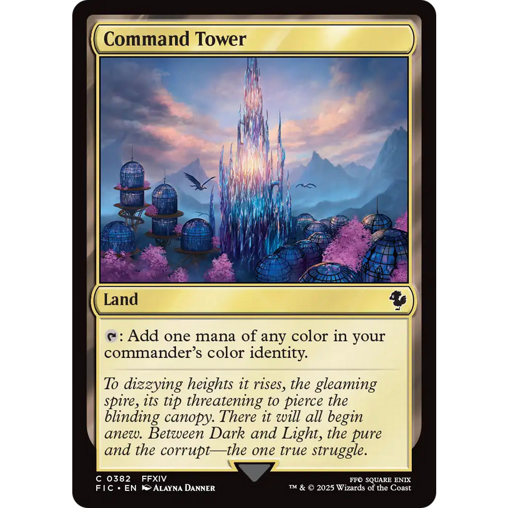 Command Tower (0382) (Commander: FINAL FANTASY) Light Play