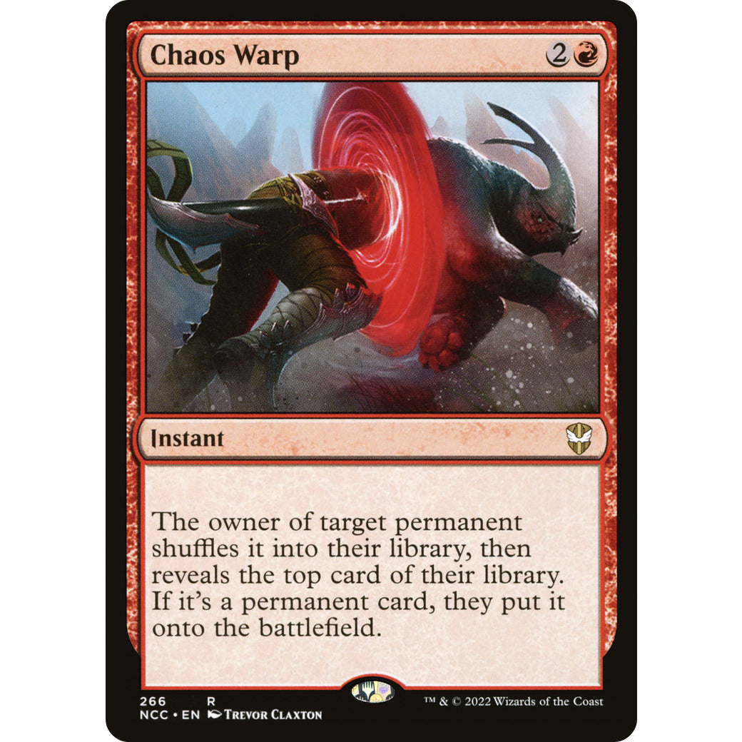 Chaos Warp (Commander: Streets of New Capenna) Light Play