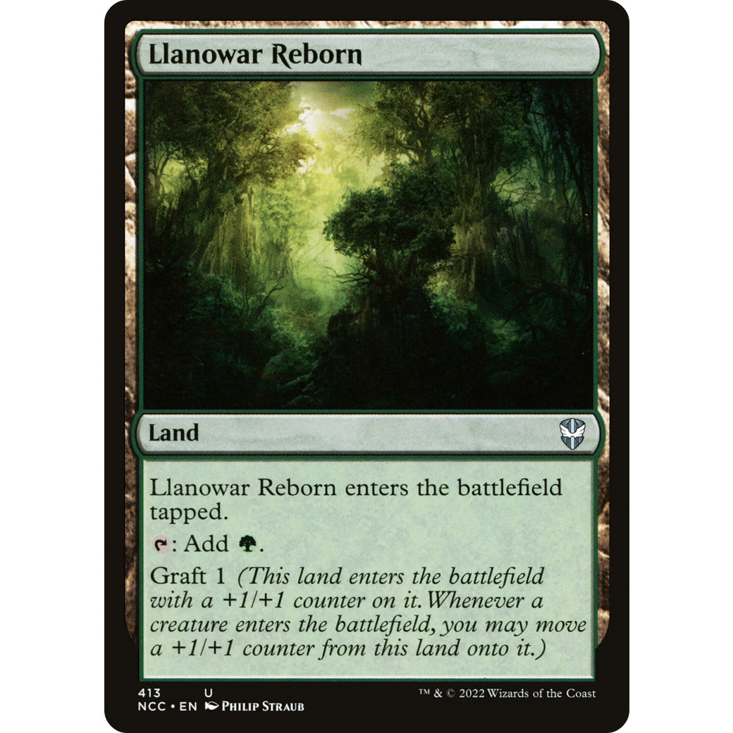 Llanowar Reborn (Commander: Streets of New Capenna) Light Play