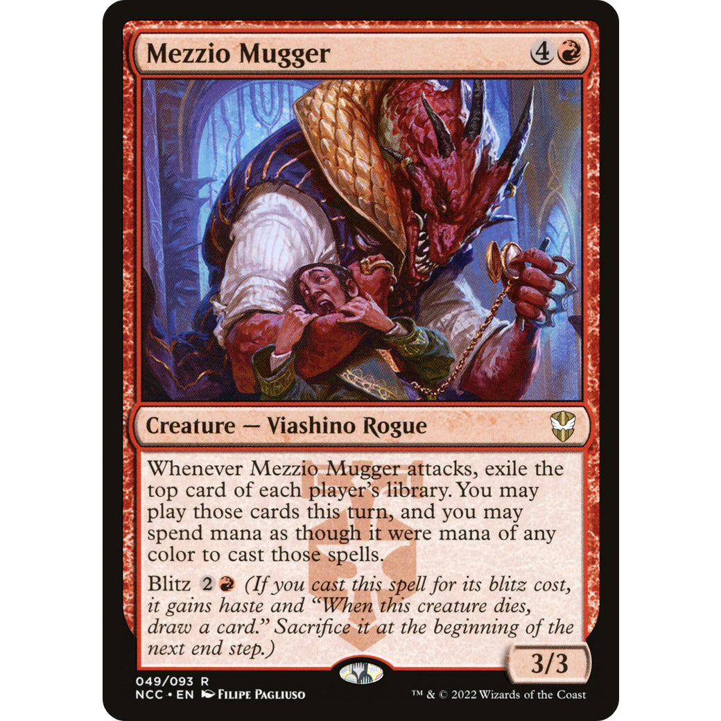 Mezzio Mugger (Commander: Streets of New Capenna) Light Play