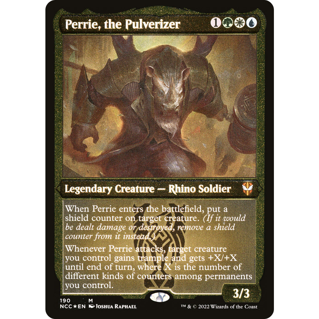 Perrie, the Pulverizer (Commander: Streets of New Capenna) Light Play Foil