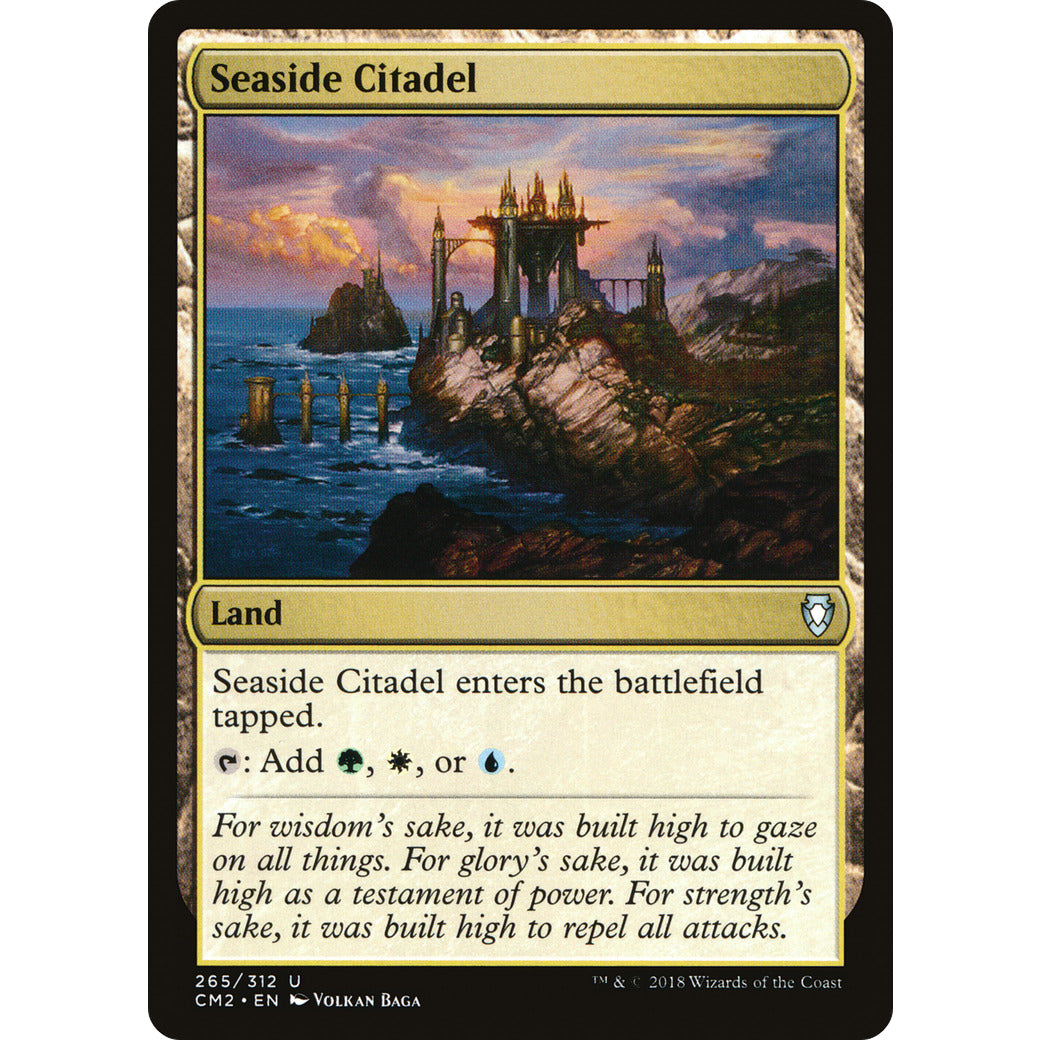 Seaside Citadel (Commander: Streets of New Capenna) Light Play
