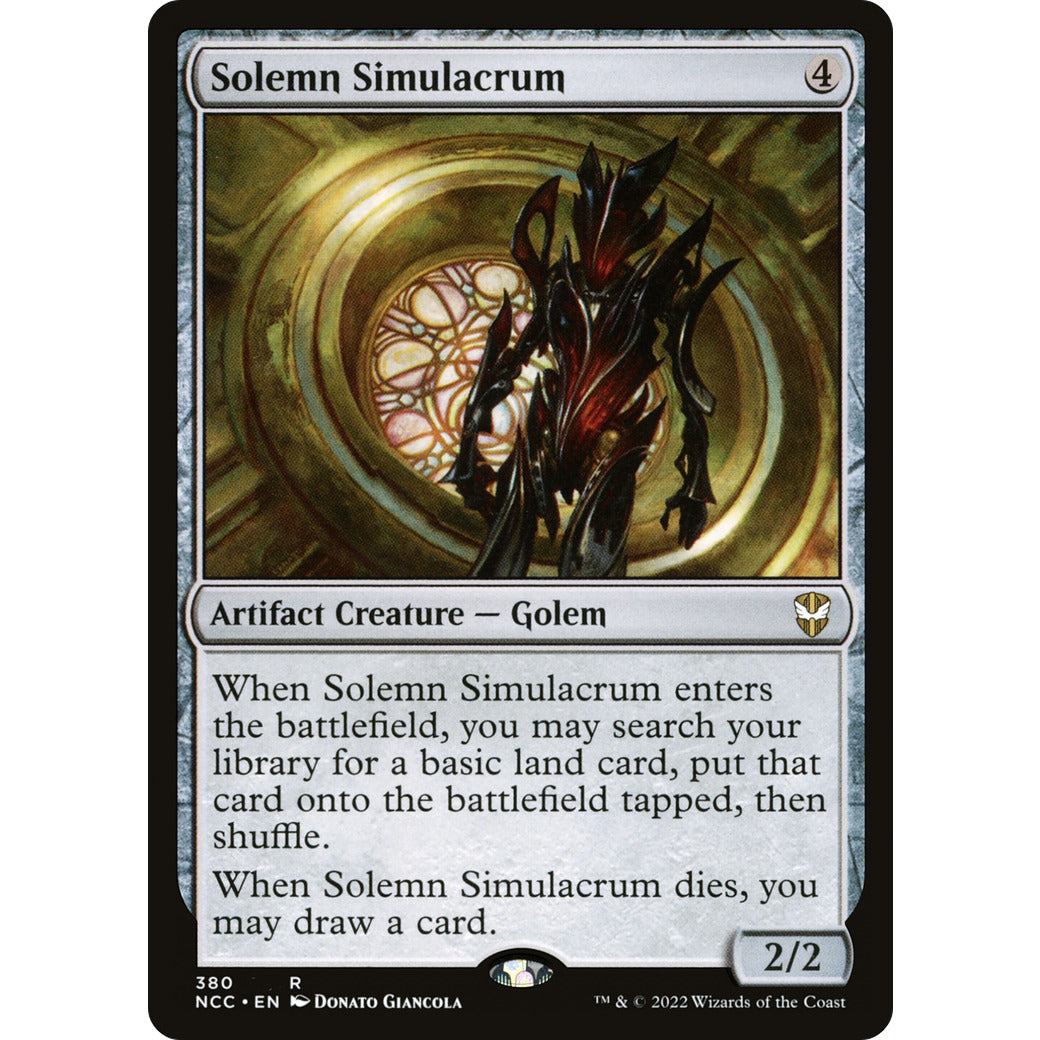 Solemn Simulacrum (Commander: Streets of New Capenna) Light Play