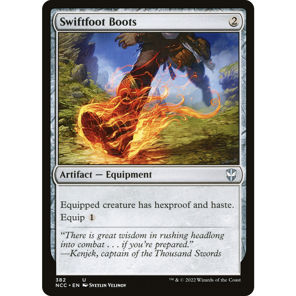 Swiftfoot Boots (Commander: Streets of New Capenna) Light Play