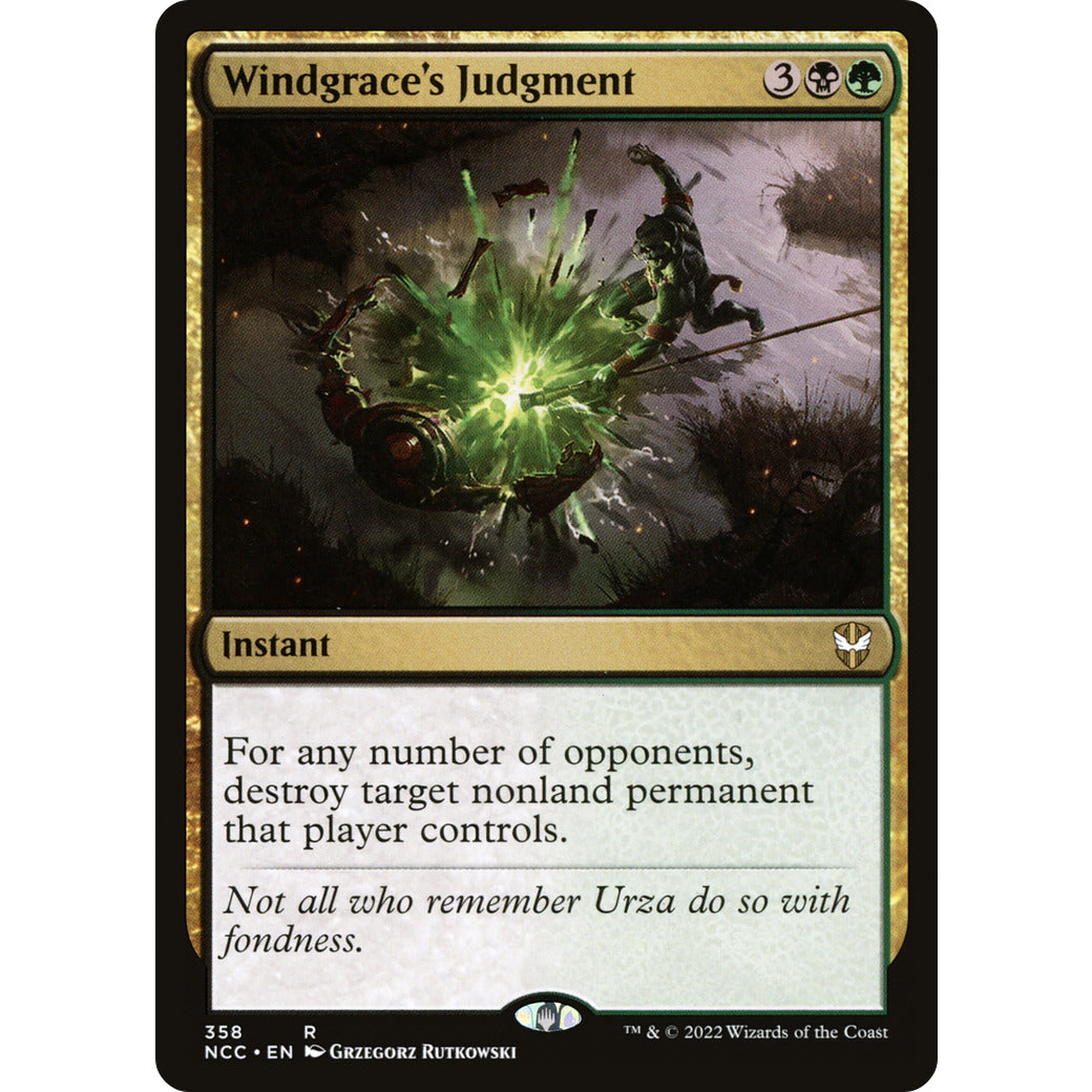 Windgrace's Judgment (Commander: Streets of New Capenna) Light Play