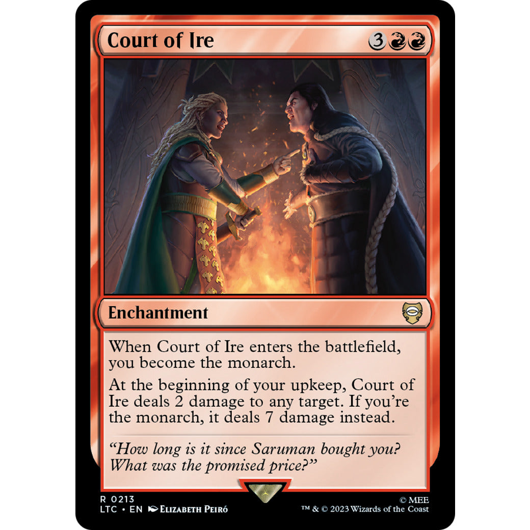 Court of Ire (Commander: The Lord of the Rings: Tales of Middle-earth) Light Play