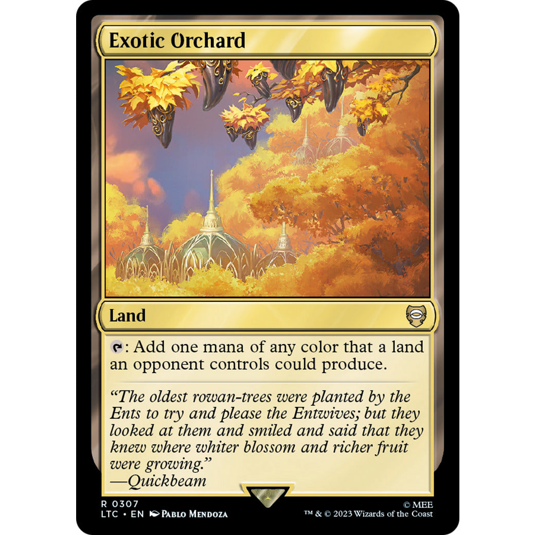 Exotic Orchard (Commander: The Lord of the Rings: Tales of Middle-earth) Light Play