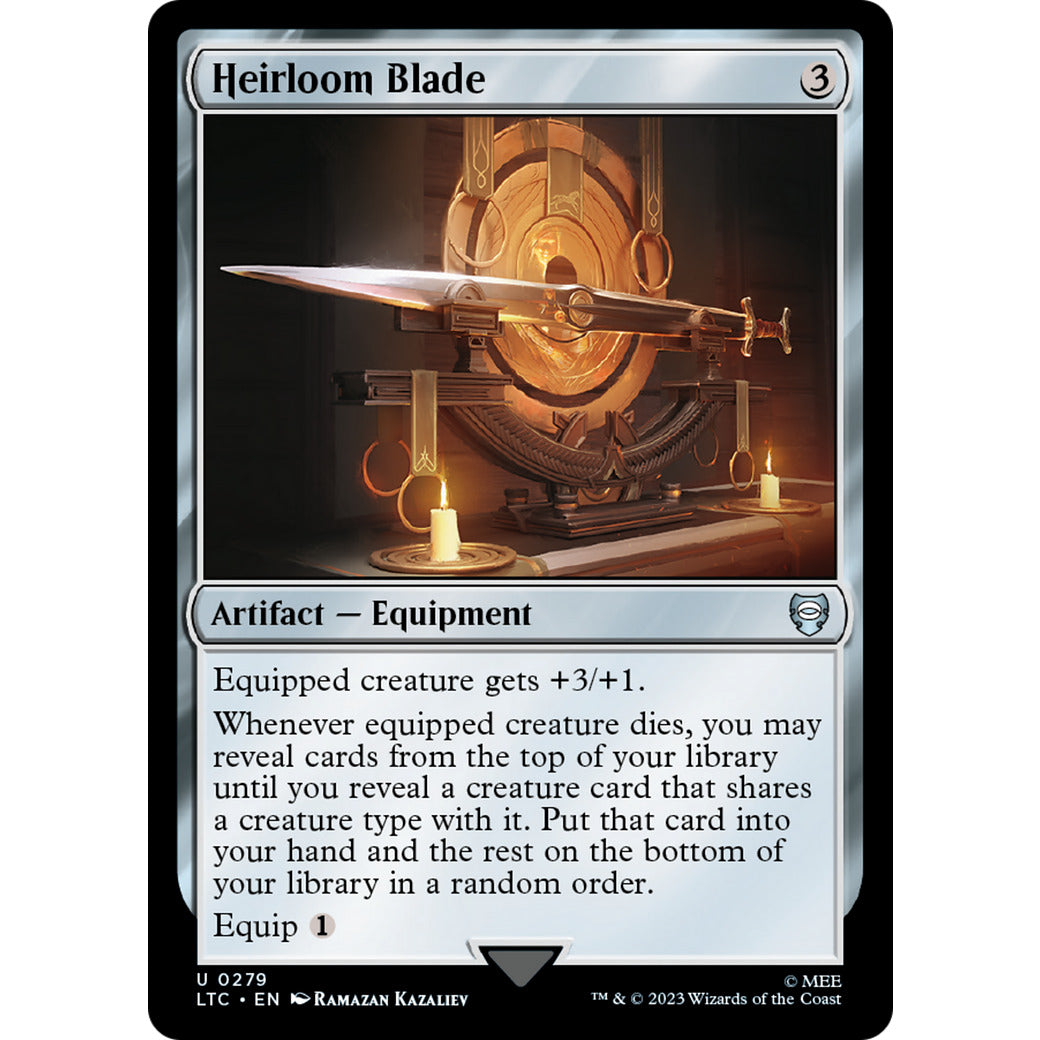 Heirloom Blade (Commander: The Lord of the Rings: Tales of Middle-earth) Light Play