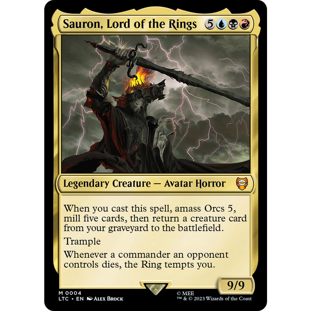 Sauron, Lord of the Rings (Commander: The Lord of the Rings: Tales of Middle-earth) Light Play