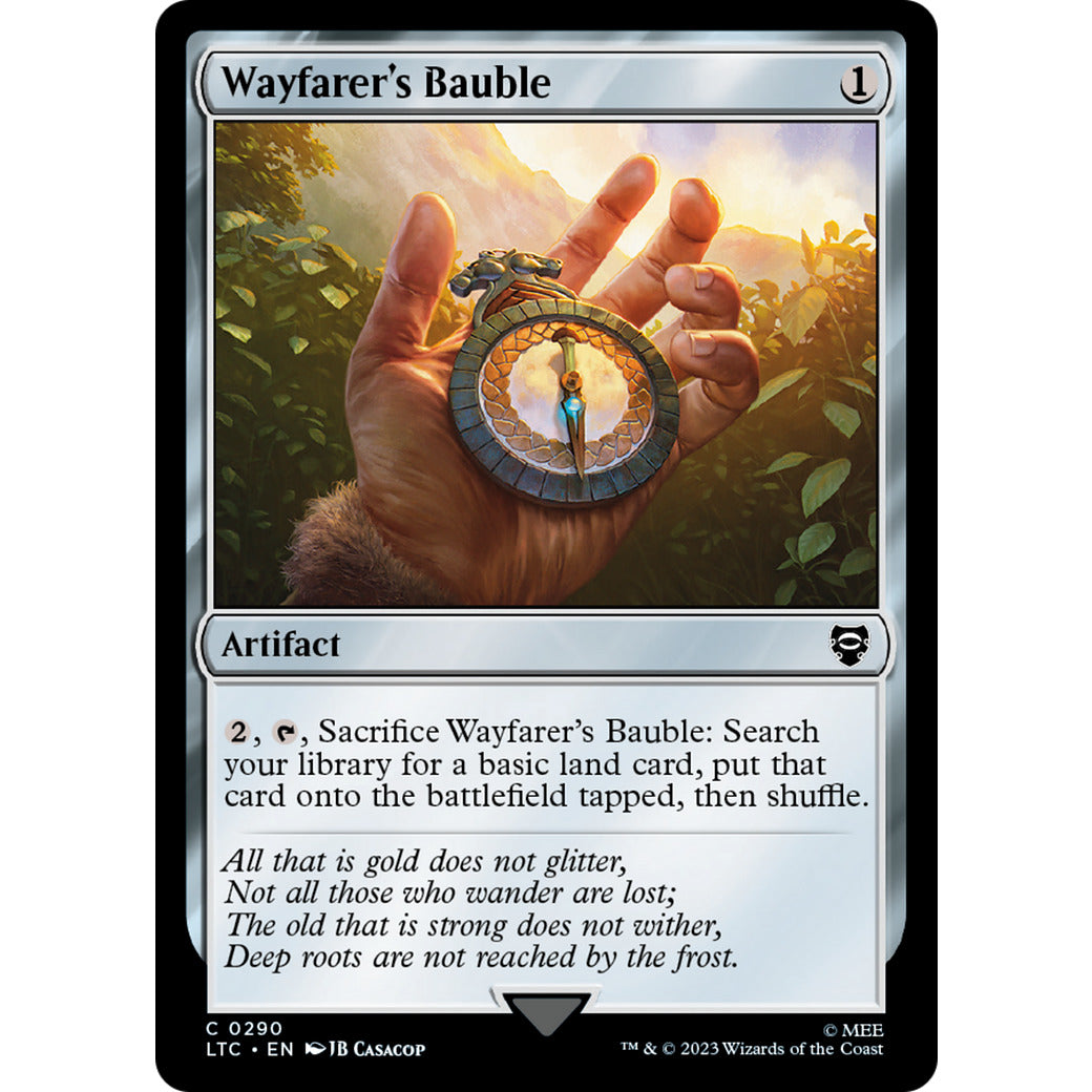 Wayfarer's Bauble (Commander: The Lord of the Rings: Tales of Middle-earth) Light Play