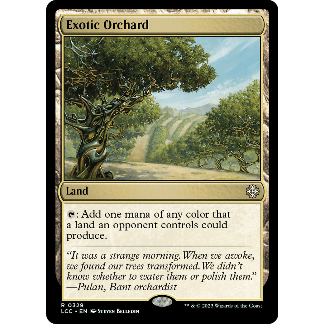 Exotic Orchard (Commander: The Lost Caverns of Ixalan) Light Play