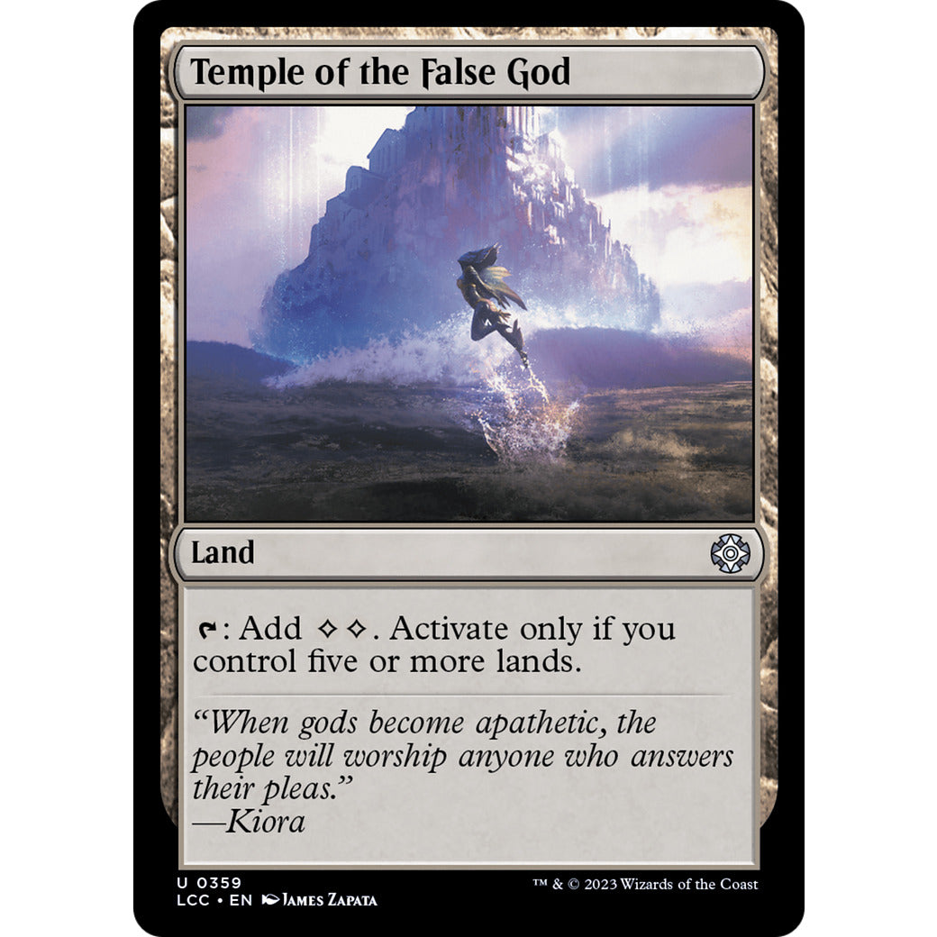 Temple of the False God (Commander: The Lost Caverns of Ixalan) Light Play