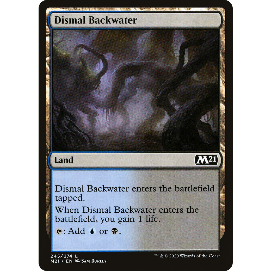 Dismal Backwater (Magic 2021 Core Set) Near Mint Foil
