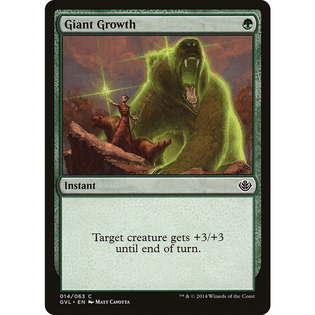 Giant Growth (Garruk vs Liliana) (Duel Decks: Anthology) Light Play