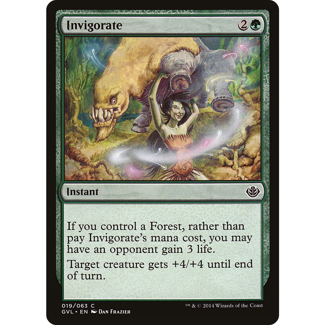 Invigorate (Duel Decks: Anthology) Light Play