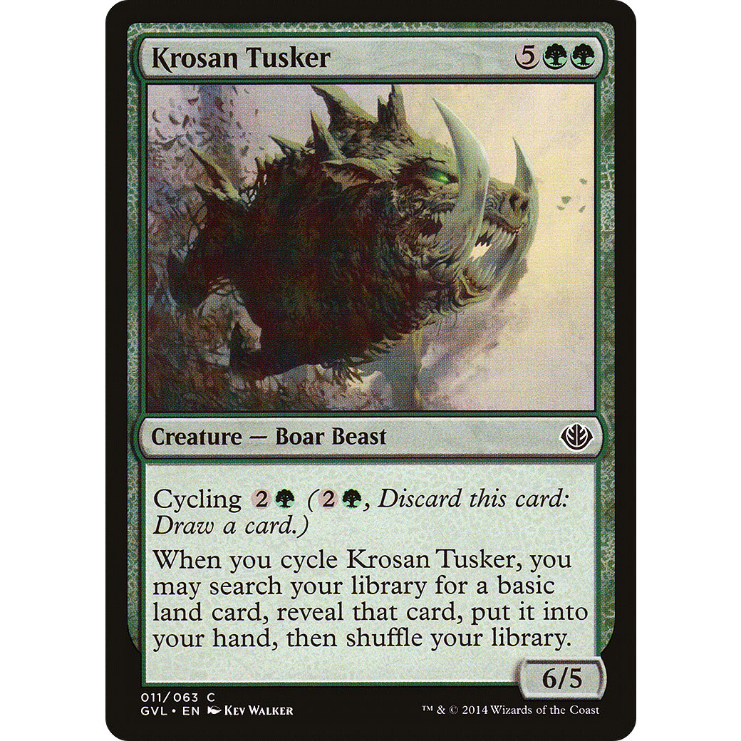 Krosan Tusker (Duel Decks: Anthology) Light Play