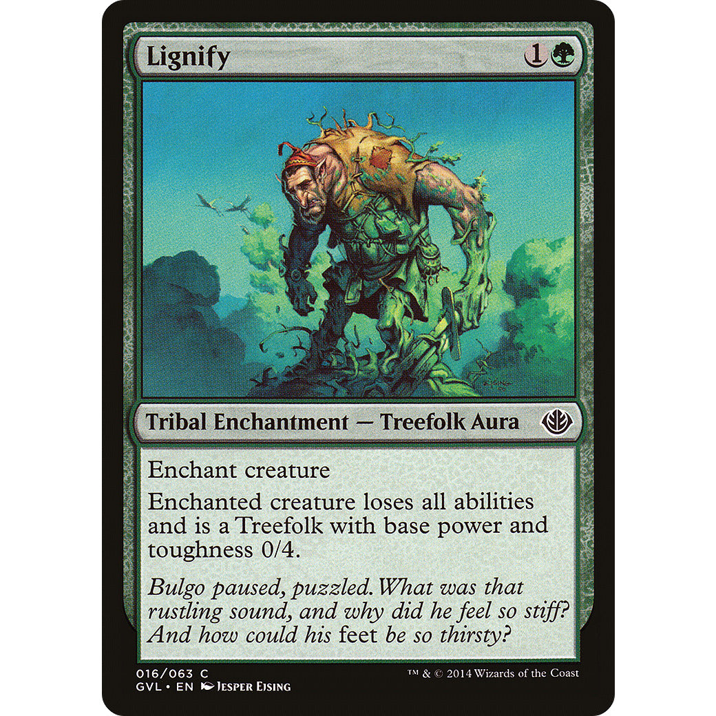 Lignify (Duel Decks: Anthology) Light Play