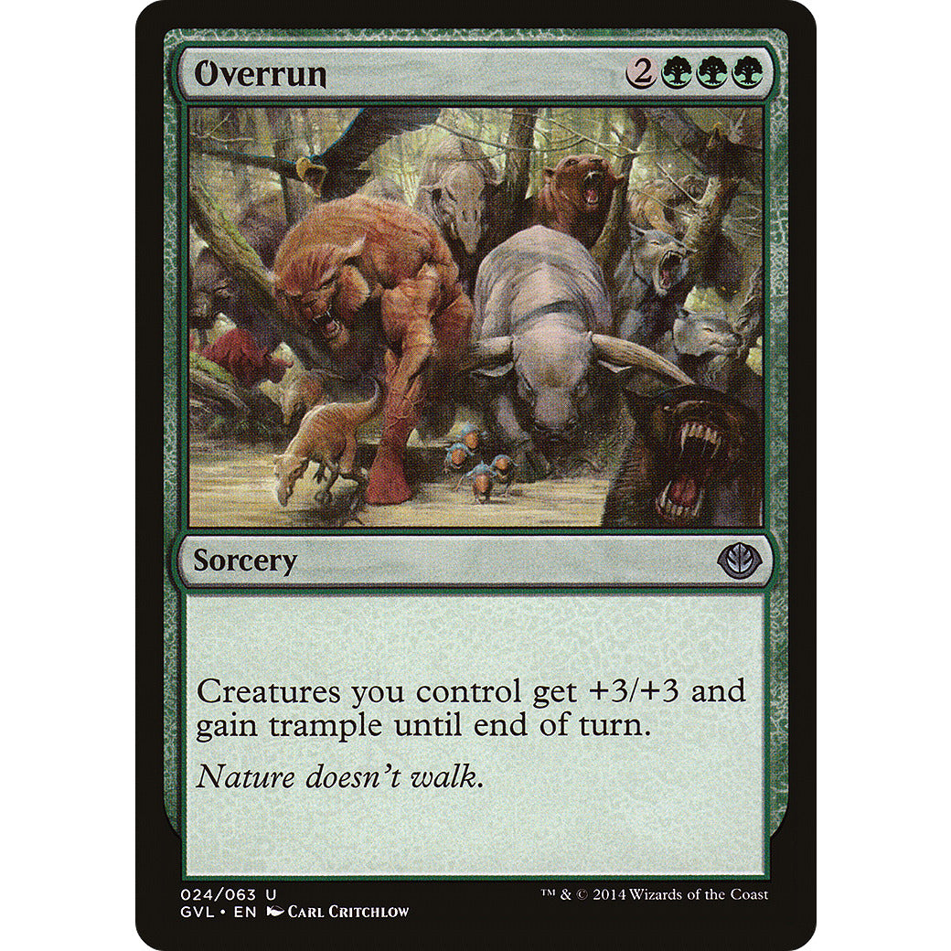 Overrun (Duel Decks: Anthology) Light Play