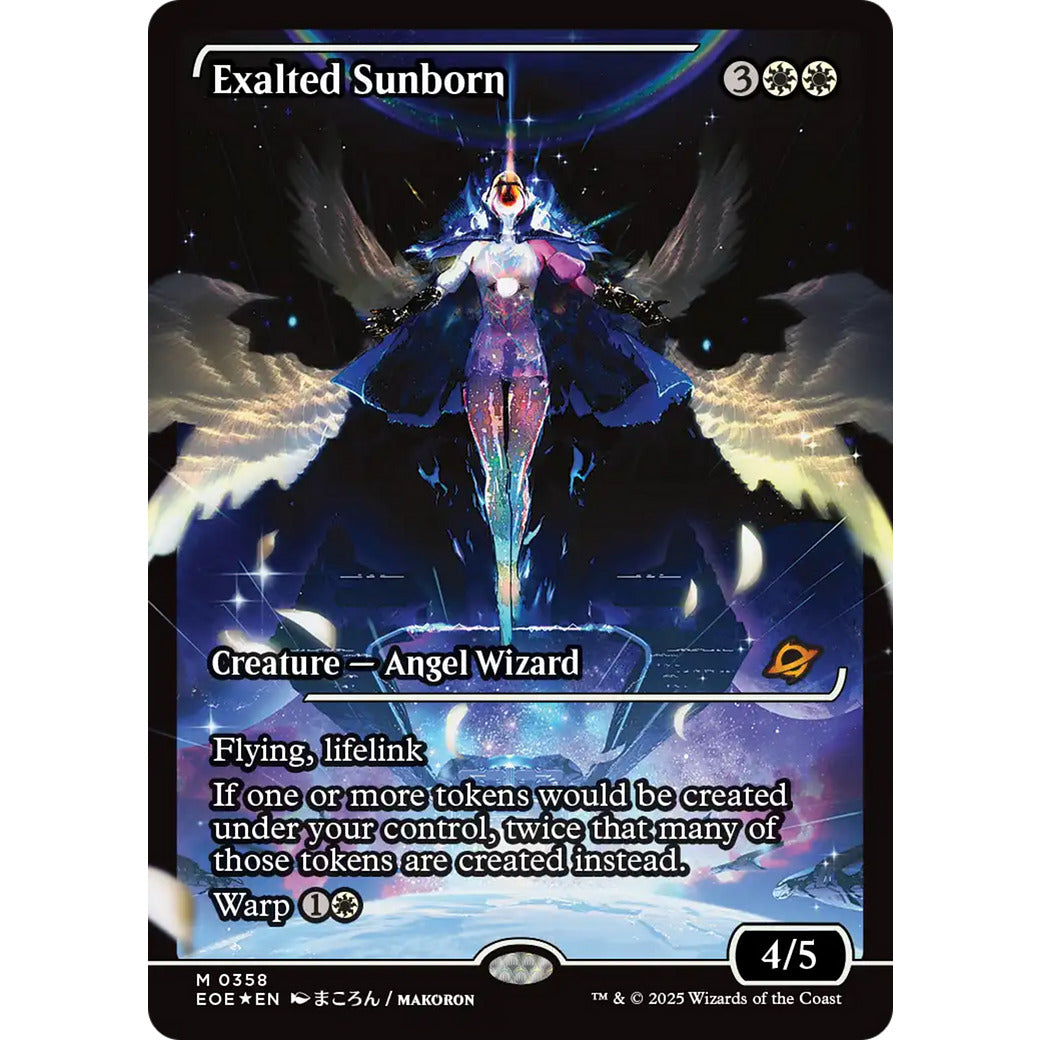 Exalted Sunborn (Showcase) (Edge of Eternities) Near Mint Foil
