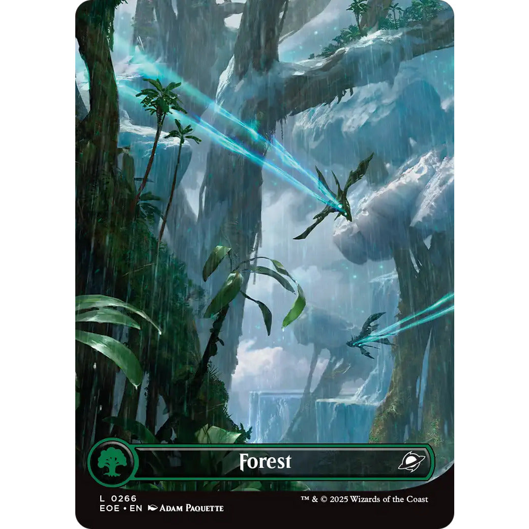 Forest (0266) (Borderless) (Edge of Eternities) Light Play Foil