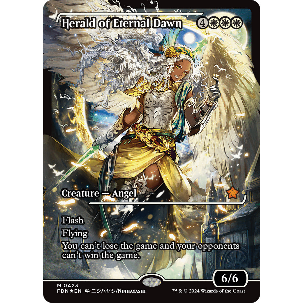 Herald of Eternal Dawn (Showcase) (Foundations) Near Mint Foil