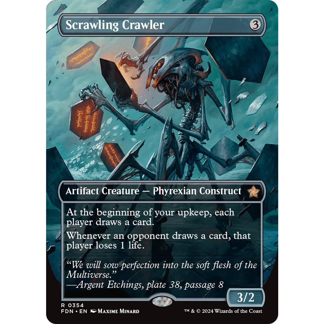 Scrawling Crawler (Borderless) (Foundations) Near Mint