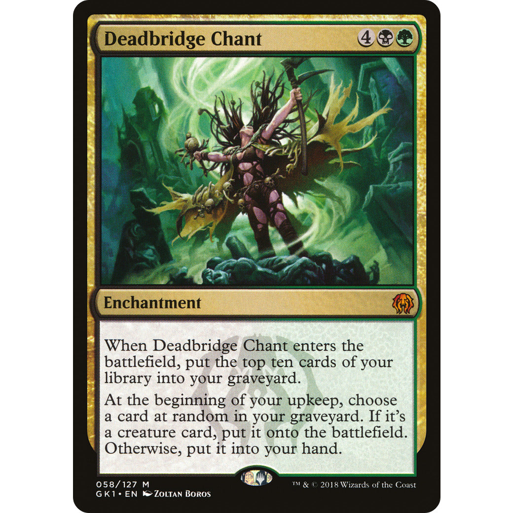 Deadbridge Chant (Guilds of Ravnica: Guild Kits) Light Play
