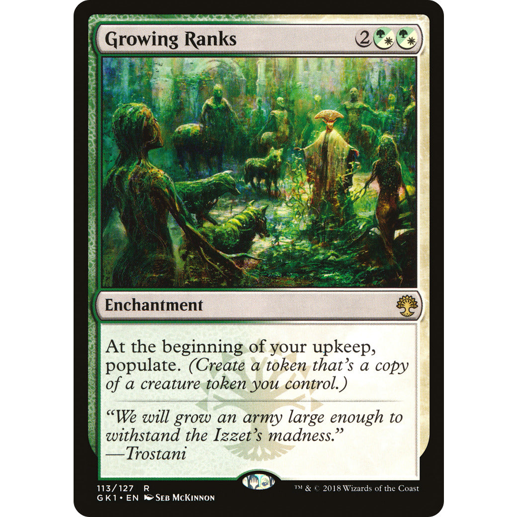 Growing Ranks (Guilds of Ravnica: Guild Kits) Light Play