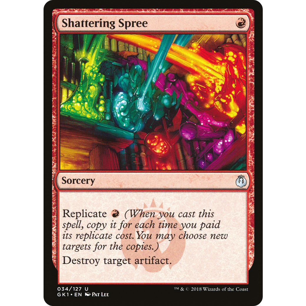 Shattering Spree (Guilds of Ravnica: Guild Kits) Light Play