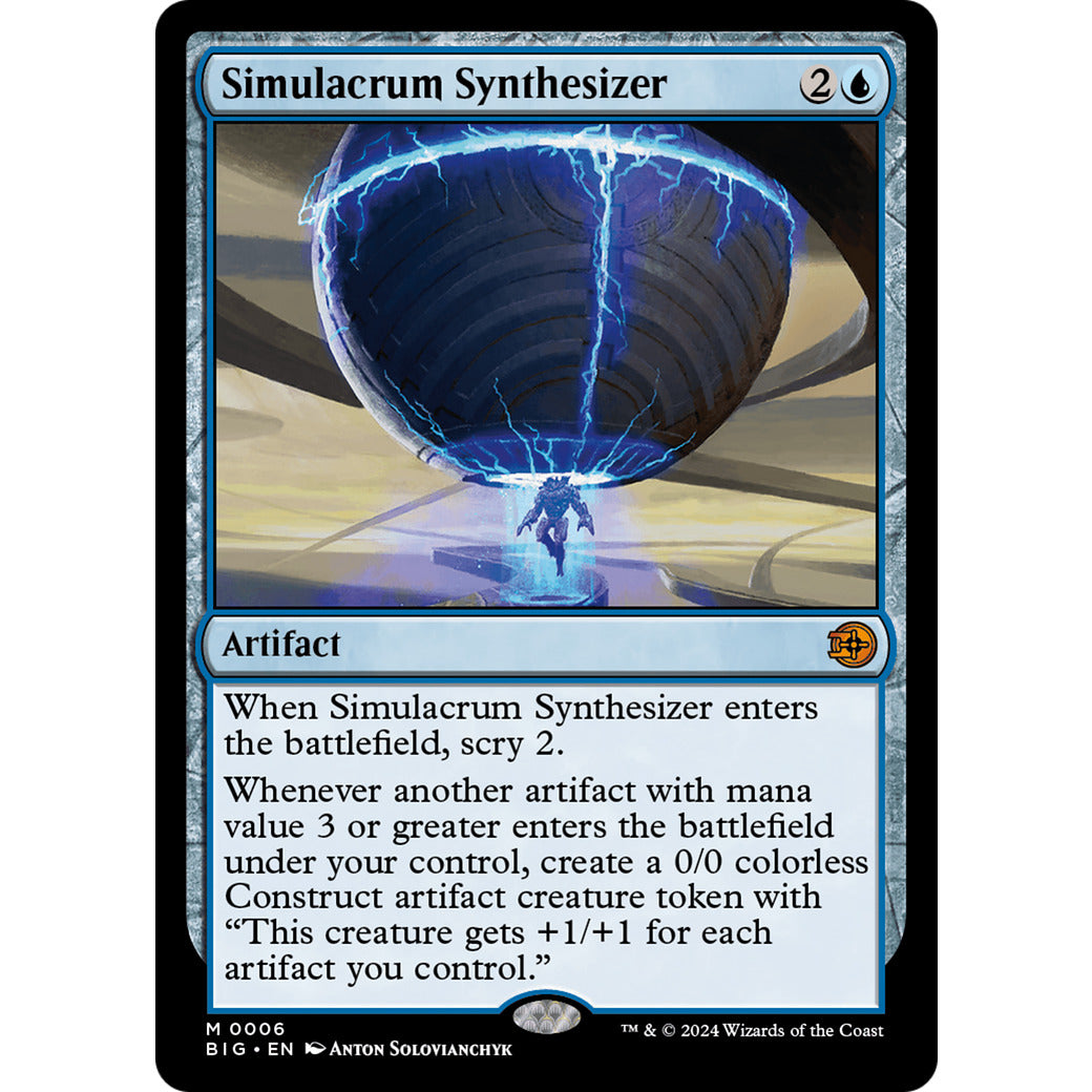 Simulacrum Synthesizer (Outlaws of Thunder Junction: The Big Score) Near Mint