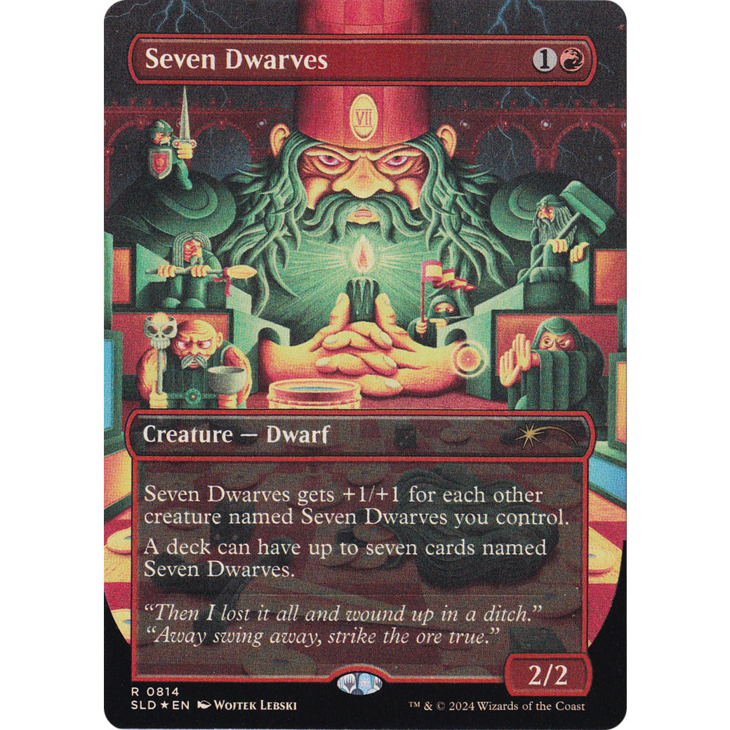 Seven Dwarves (0814) (Secret Lair) Light Play Foil