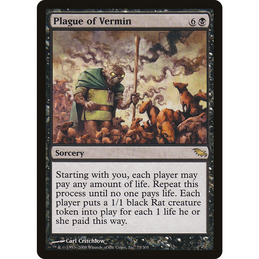 Plague of Vermin (Shadowmoor) Light Play