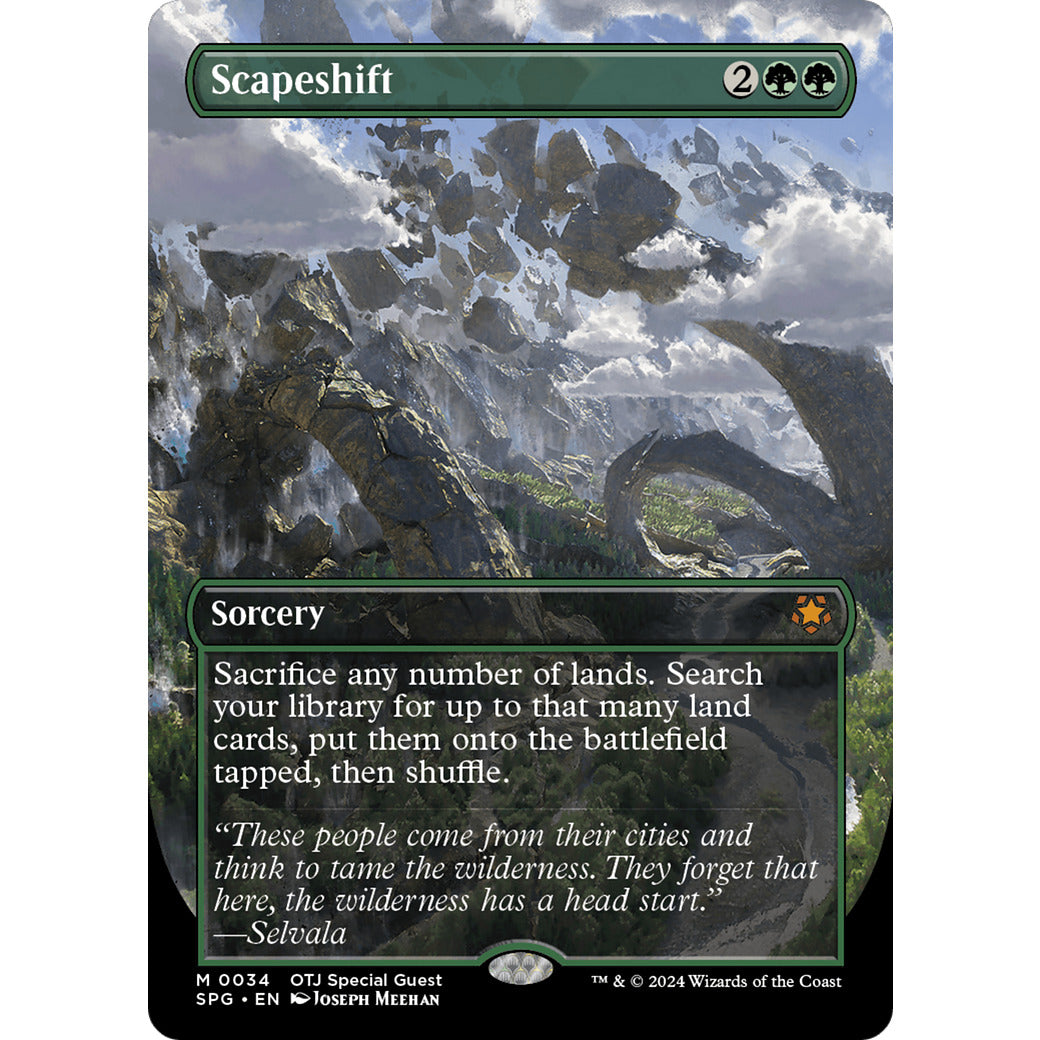 Scapeshift (Borderless) (Special Guests) Near Mint