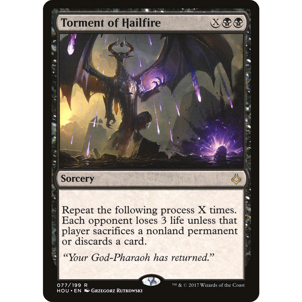 Torment of Hailfire (Mystery Booster) Light Play