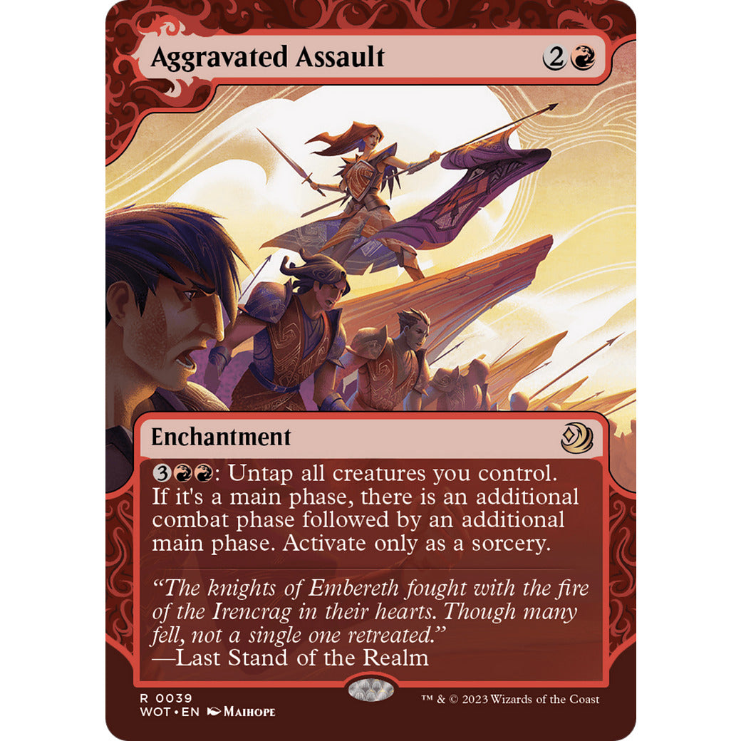 Aggravated Assault (Wilds of Eldraine: Enchanting Tales) Near Mint