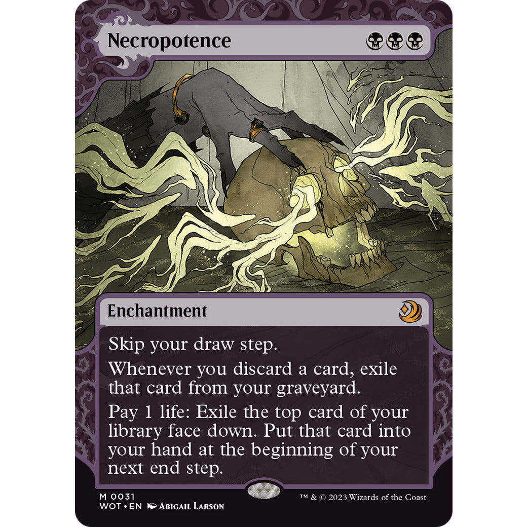Necropotence (Wilds of Eldraine: Enchanting Tales) Near Mint