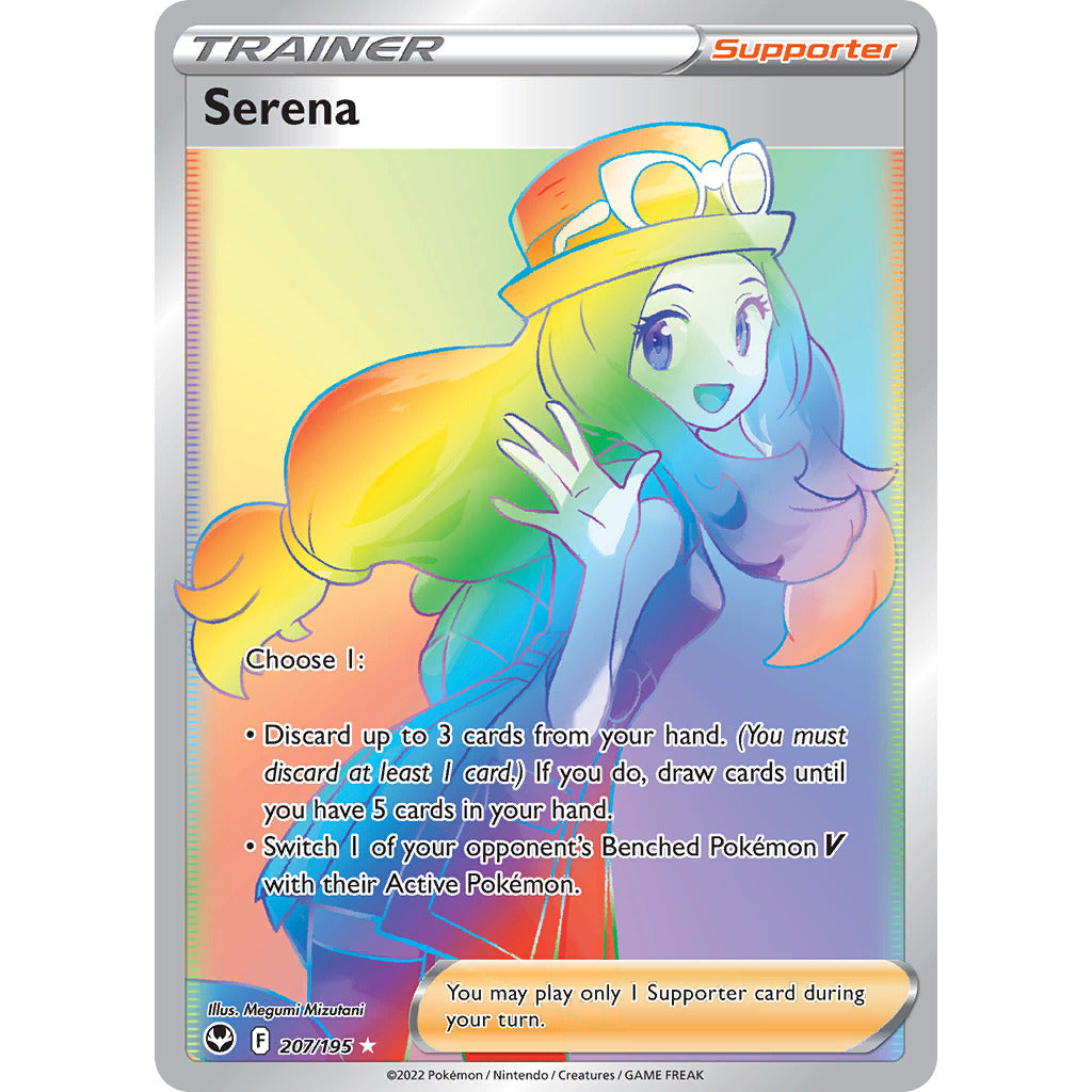 Serena (Secret) (SWSH12: Silver Tempest) Near Mint Holofoil