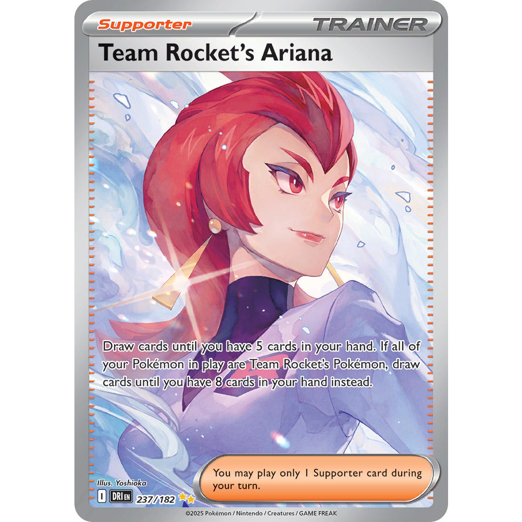 Team Rocket's Ariana - 237 (SV10: Destined Rivals) Near Mint Holofoil