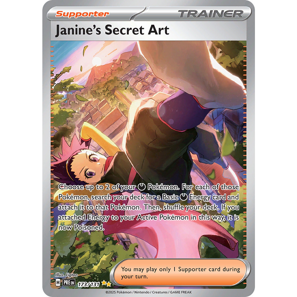 Janine's Secret Art - 173 (SV: Prismatic Evolutions) Near Mint Holofoil