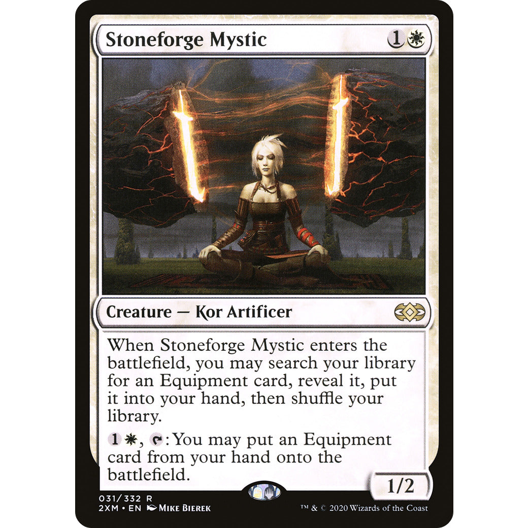 Stoneforge Mystic (Double Masters) Light Play