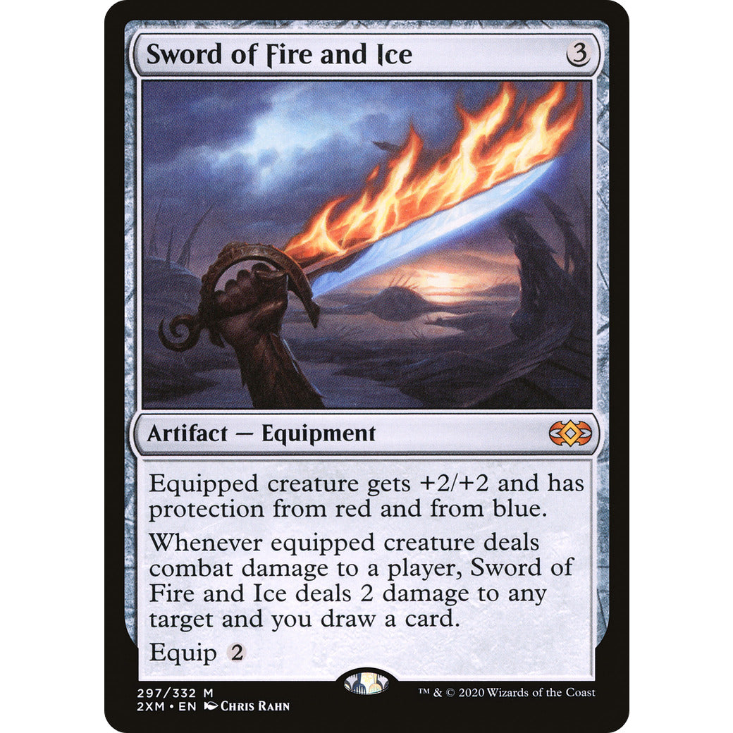 Sword of Fire and Ice (Double Masters) Light Play