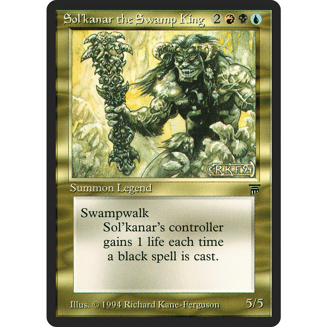 Sol'kanar the Swamp King (Legends) Light Play